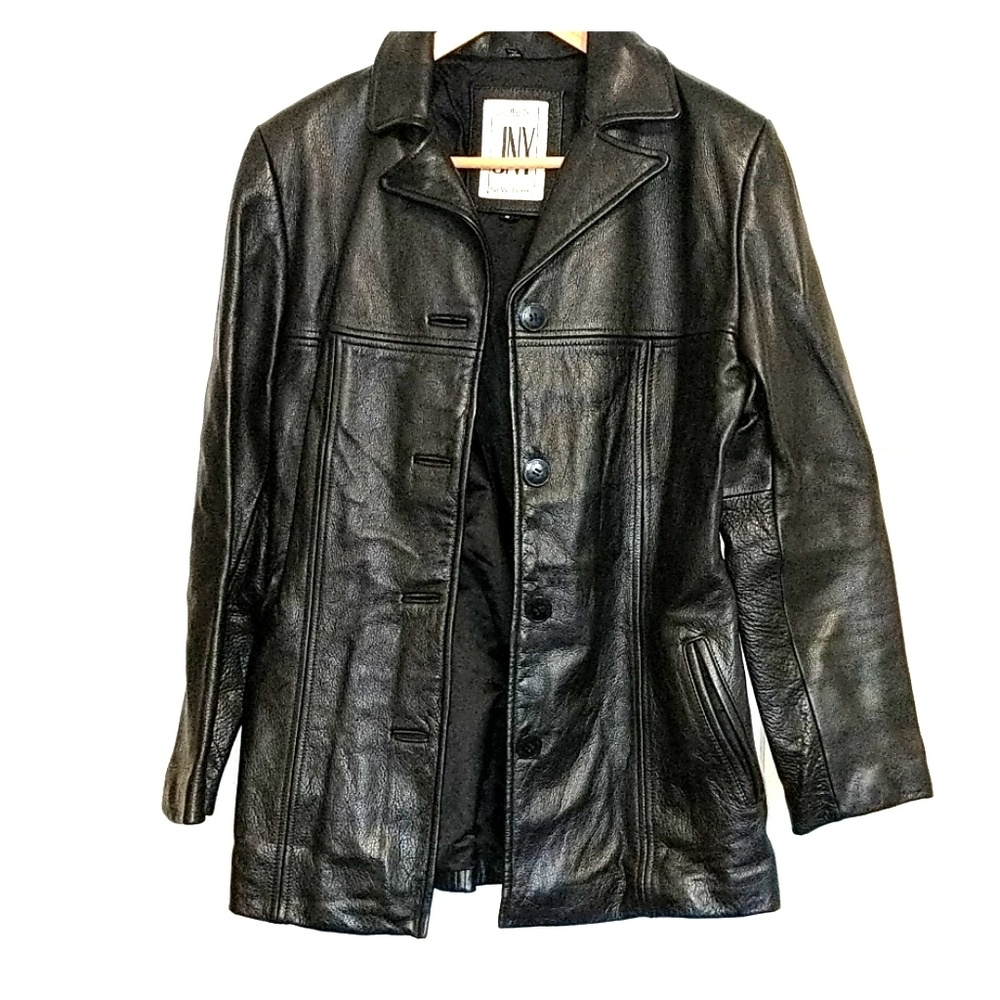 Jones NY Leather coat